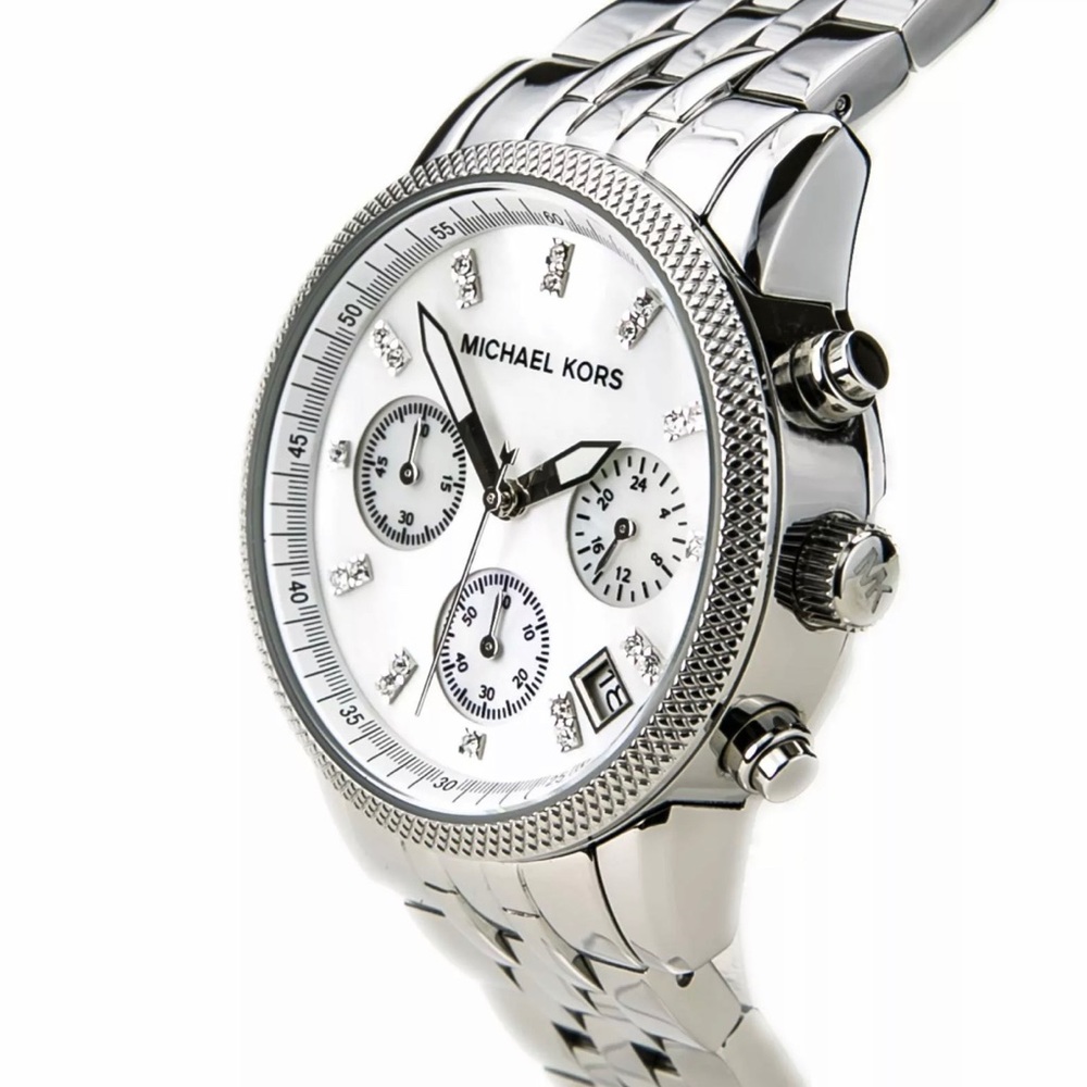 Michael Kors MK5020 Ritz Silver Tone Watch
